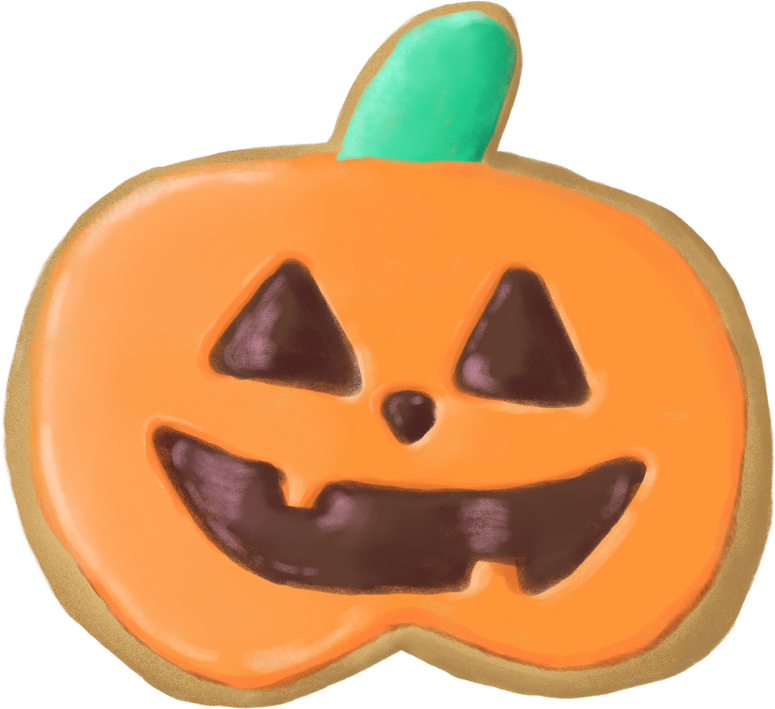 Halloween Pumpkin Cookie